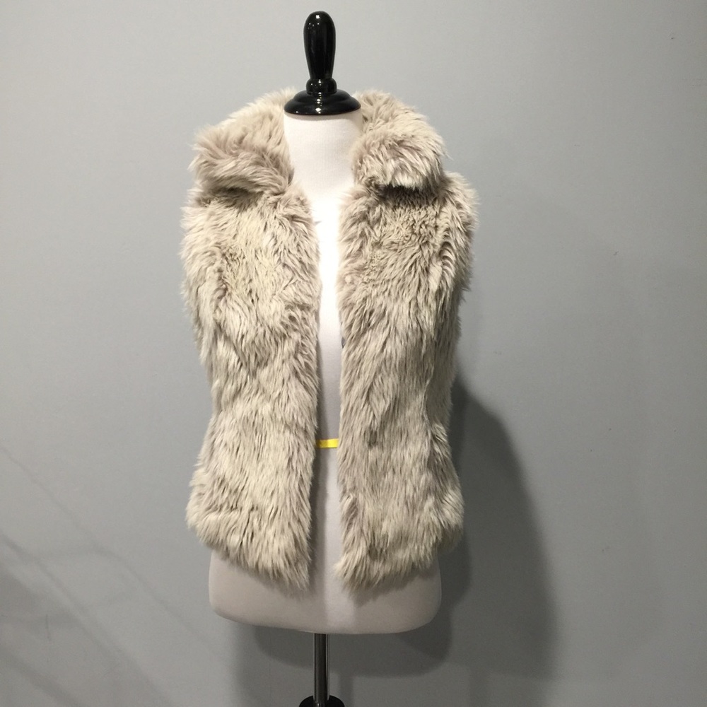 Faux fur vest